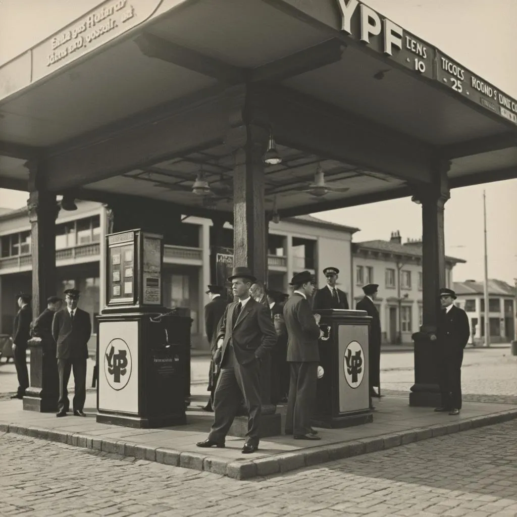 Primera estación de servicio YPF histórica