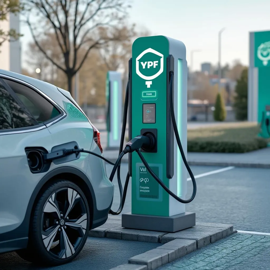 Punto de recarga eléctrica YPF