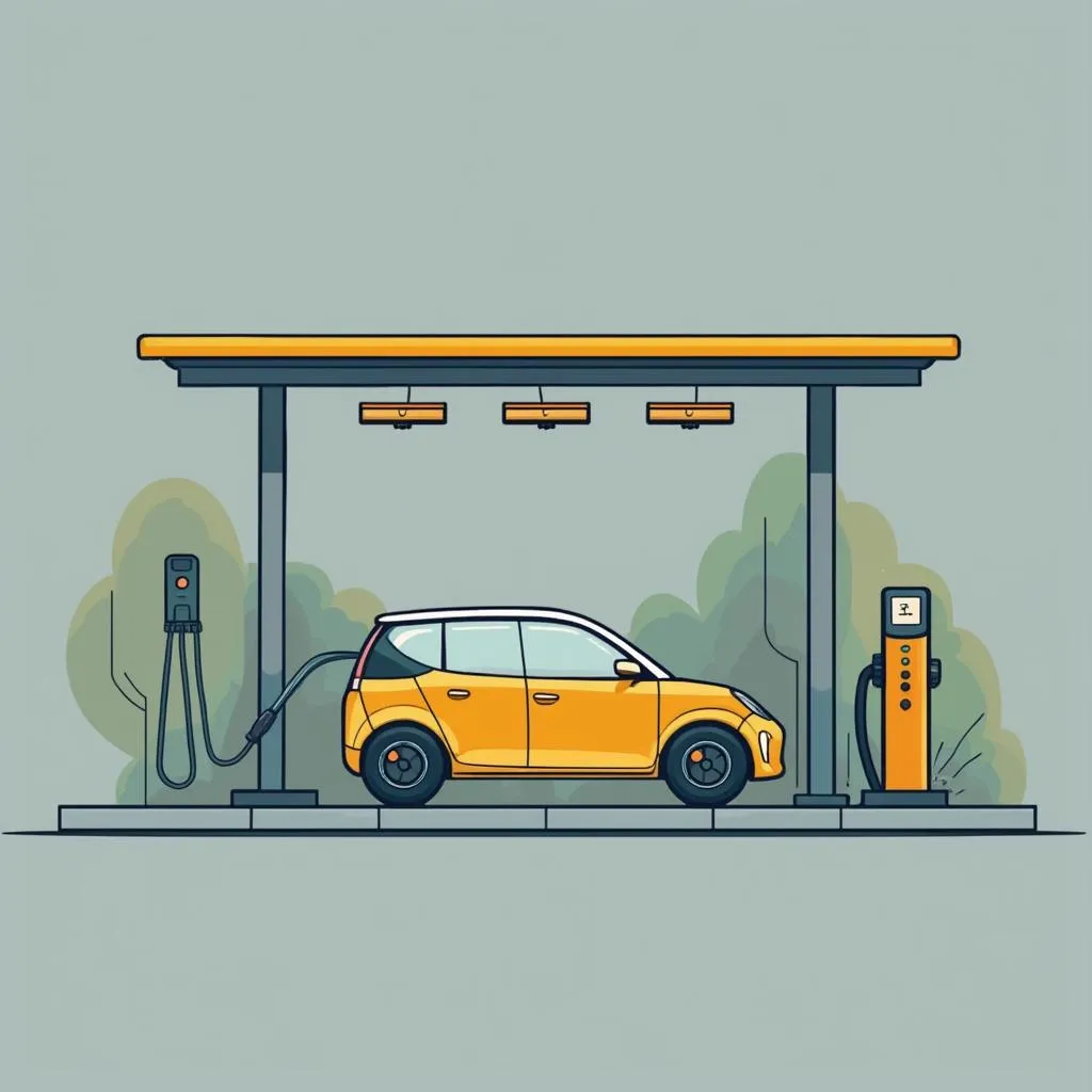 Ícono de movilidad eléctrica