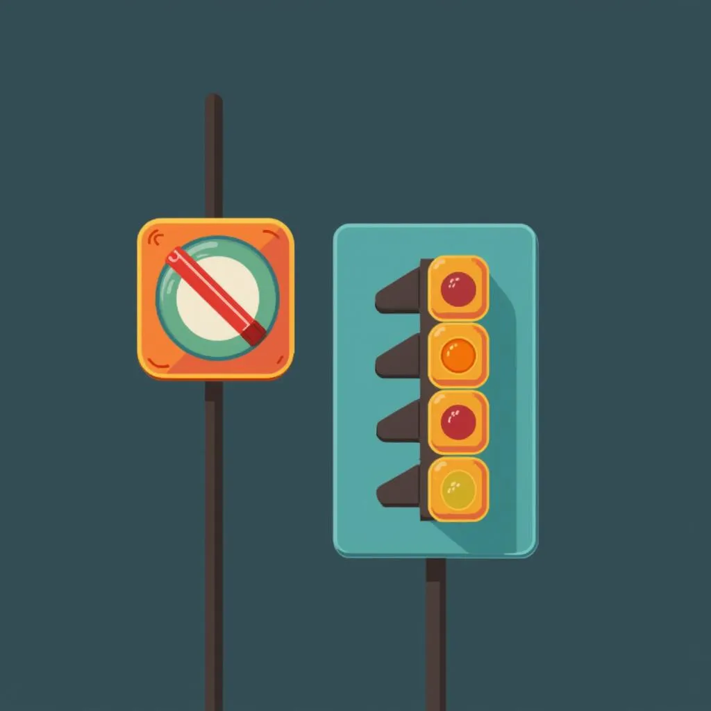 Icono de seguridad vial