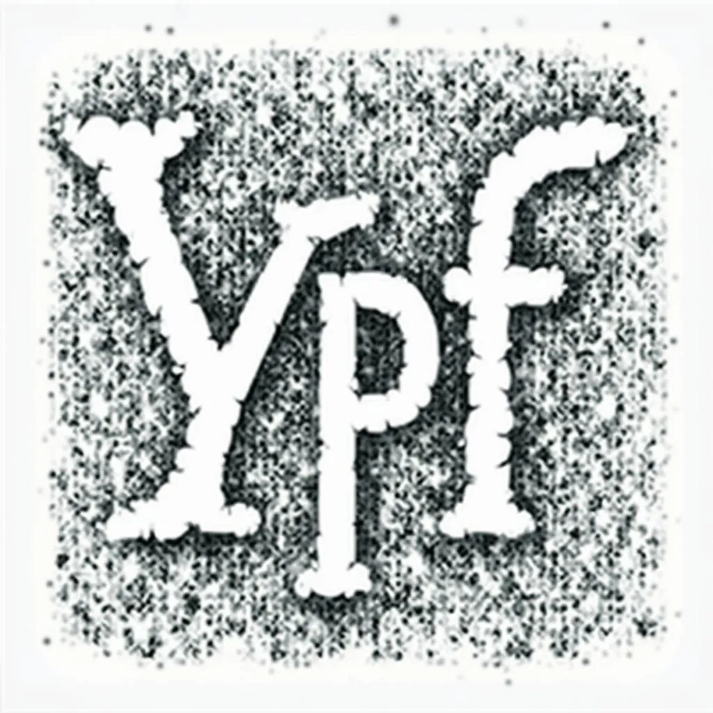 Logo YPF blanco